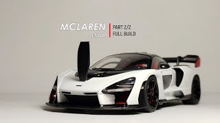 Building Tamiya 124 McLaren Senna scale model car Part 22 Full build step by step KIT MOD ASMR [upl. by Lekar]