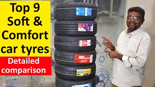 Top 9 most Soft amp Comfort Tyres  Detailed comparison  Budget Life and Warranty details  Birla [upl. by Jeremy]