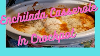 Enchilada Chicken Casserole In Crockpot To Feed A Family of 5 [upl. by Nylzor123]