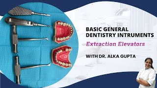 Dental Extraction ElevatorsBasicsStraight ElevatorLuxator ElevatorWinters Crossbar [upl. by Iggem]