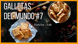 Galletas de datiles y nueces árabes Kleicha  Con cardamomo  Recetas de Irak [upl. by Eirruc]