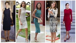 Worlds most beautiful and gorgeous Queen 👑 Letizia of Spain dress stylesqueen Letizia outfits 2024 [upl. by Eelyma]