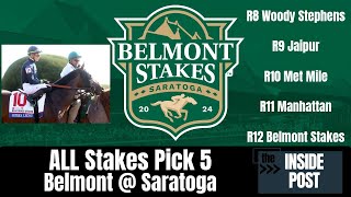 Loaded Graded Stakes Pick 5 Belmont  Saratoga Watch and WIN [upl. by Kenti]