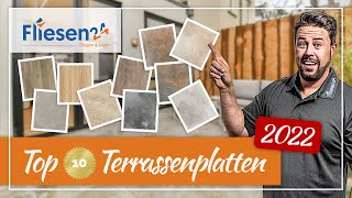 Top 10 Terrassenplatten 2022  Die 10 schönsten Feinsteinzeug Terrassenplatten in 2 cm Stärke [upl. by Irwin675]