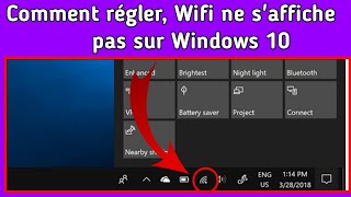 Comment régler Wifi ne saffiche pas sur Windows 10 [upl. by Barnabe]