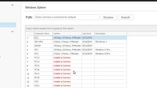 Check Windows Uptime with the AD Pro Toolkit [upl. by Etyak]