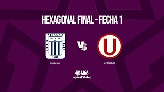 EN VIVO 🔴 ALIANZA LIMA VS UNIVERSITARIO  LIGA FEMENINA APUESTATOTAL 2024  HEXAGONAL FINAL [upl. by Candless]