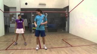 Squash podstawowe uderzenia Pierwsze kroki na korcie Scout Fitness Club [upl. by Eahsed]