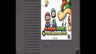 NES Remix  Mario amp Luigi Bowsers Inside Story  Bumpsy Plains  Blubble Lake Surrounding Area [upl. by Imuy]