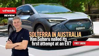 ITS HERE 2024 Subaru Solterra EV review  Wheels Australia [upl. by Nissensohn]