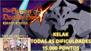 KELAK 15000 7DS  HELL  EXTREMO  DIFÍCIL  NORMAL  The Seven Deadly Sins Grand Cross [upl. by Nileuqcaj394]