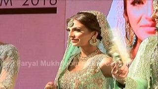 Faryal Makhdoom Khan Interview on her Asiana Catwalk Debut [upl. by Retsae]