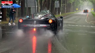 Ferrari LaFerrari Aperta  Powerslides amp Brutal Accelerations [upl. by Ives352]