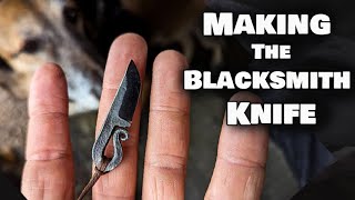 The Art of Crafting a Blacksmith Knife  Steve House [upl. by Hgielra]