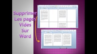 كيفية حذف الصفحة الفارغة في وورد  comment supprimer les pages vides sur Microsoft Word [upl. by Sybil]