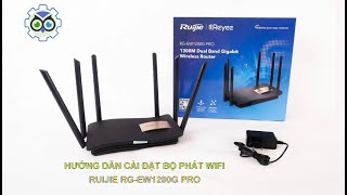 Cài đặt bộ phát WiFi Ruijie RG EW1200G Pro [upl. by Ornas]