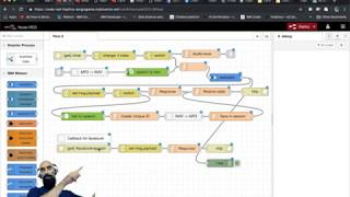 Using voice with Watson STT and TTS to ChatBot on Facebook Messenger with Nodered and ChatFuel [upl. by Neffets]