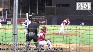 Casey Shane Prospect Video Burleson Centennial High School [upl. by Audwen]