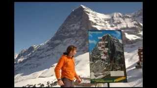 Ueli Steck ascensión al Eiger cara norte record Eiger north face record [upl. by Aleehs]