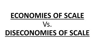 🛑Economies Vs Diseconomies of Scale amp Difference between Returns to a Factor and Returns to Scale [upl. by Anoyk]