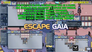 Escape Gaia PC  you will play as Gaia the shattered will of a planet and command your ship [upl. by Jehoash]