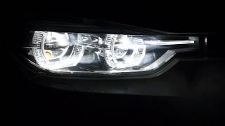 BMW F30 Adaptive LED Headlights [upl. by Ahsiket450]