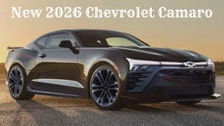 New 2026 Chevrolet Camaro Redesign Interior and Features [upl. by Sedruol955]