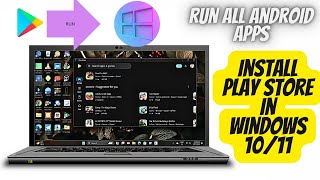 How to Install Google Play Store on PC or Laptop  How to Download and Install PlayStore Apps on PC [upl. by Lefkowitz]