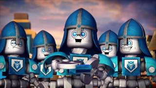 The gathering LEGO NEXO KNIGHTS  Playtheme minimovie BEFR [upl. by Eimarrej]