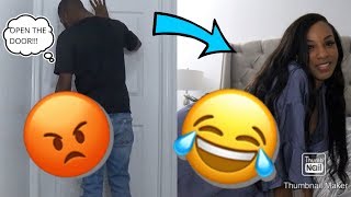 CHEATING WITH THE DOOR LOCKED PRANK ON HUSBAND [upl. by Edison]