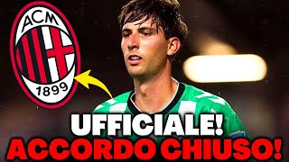 ⚠️🚨ULTIMO MINUTO CONFERMATO RINFORZO A MILANO NOTIZIE DEL MILAN [upl. by Chimene]