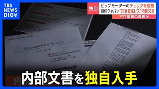 「完全査定レスになる」 LINEで届いた“重要通知” ビッグモーターと損保ジャパンの内部文書を独自入手｜TBS NEWS DIG [upl. by Sievert]