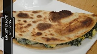 Spinach And Corn Quesadilla  Kids Special Recipe  Sanjeev Kapoor Khazana [upl. by Curnin300]