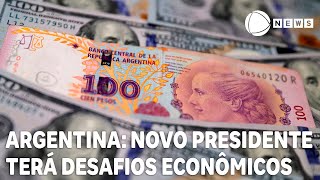 Presidente eleito na Argentina terá grandes desafios econômicos [upl. by Zabrine]