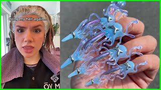 🏵️ NAIL ART STORYTIME TIKTOK 🏵️ NEW Bailey Spinn Idol  POVs Tiktok 42 [upl. by Nennarb]