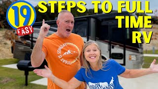 HOW TO START FULL TIME RVING IN 2023 UPDATED [upl. by Etteiram]