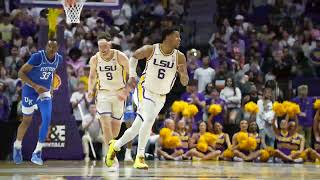 LSU Basketball UPSETS Kentucky Highlights  Through the Lense [upl. by Reta739]