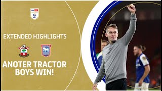 ANOTHER TRACTOR BOYS WIN  Southampton v Ipswich Town extended highlights [upl. by Eniarol]