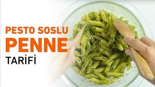 Pesto Soslu Makarna Nasıl Yapılır  Pesto Soslu Penne Tarifi [upl. by Cost]