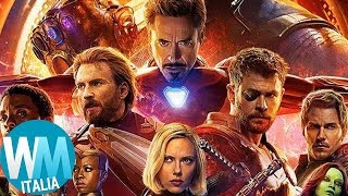 Top 10 MIGLIORI FILM dei SUPEREROI MARVEL [upl. by Erdnaid]