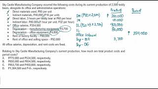 ProblemSolving Techniques Product and Period Costs [upl. by Snashall697]