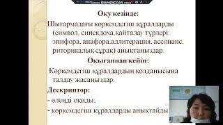 ЖЖабаев «Зілді бұйрық» өлеңінің көркемдік ерекшелігі Қазақ әдебиеті 7сынып [upl. by Arst]