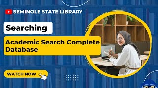 Academic Search Complete Database in 3 Minutes [upl. by Anabahs]