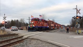 CP Holiday Train in Pickering Ontario 29NOV2018 [upl. by Reffineg3]