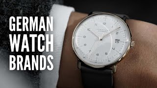 20 German Watch Brands You Should Know [upl. by Enomes]