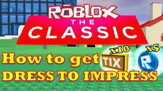 EVENT HOW TO GET TIX AND TOKENS IN ADOPT ME  ROBLOX THE CLASSIC  ROBLOX [upl. by Eiderf]