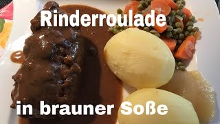 Rinderroulade in brauner Soße Ginwin [upl. by Lletnom]