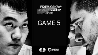 FIDE World Championship Match  Game 5 [upl. by Aliuqehs651]