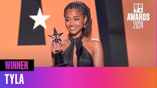 Tyla Takes Home Her Second Award Of The Night This Time For Best New Artist  BET Awards 24 [upl. by Burra]