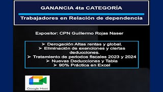 Retencion de ganancias 4ta categoria Anticipo [upl. by Lamonica]